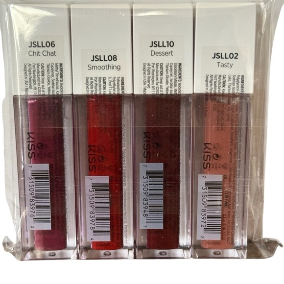 JOAH NIP Endless Longwear Lip Color -Set of 4- Chit Chat/Smoothing/Dessert/Tasty - Picture 2 of 2